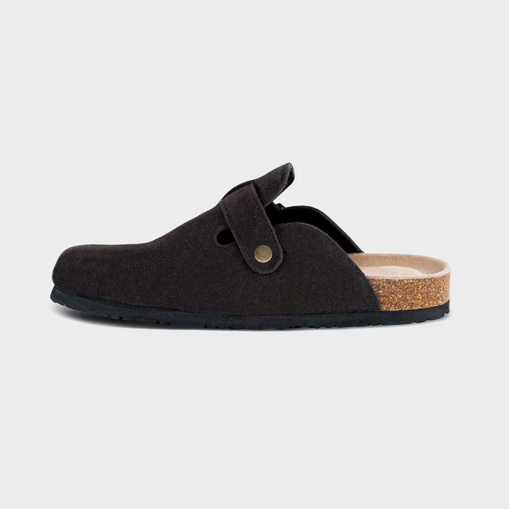NUVRA “Maison Suede Mule”