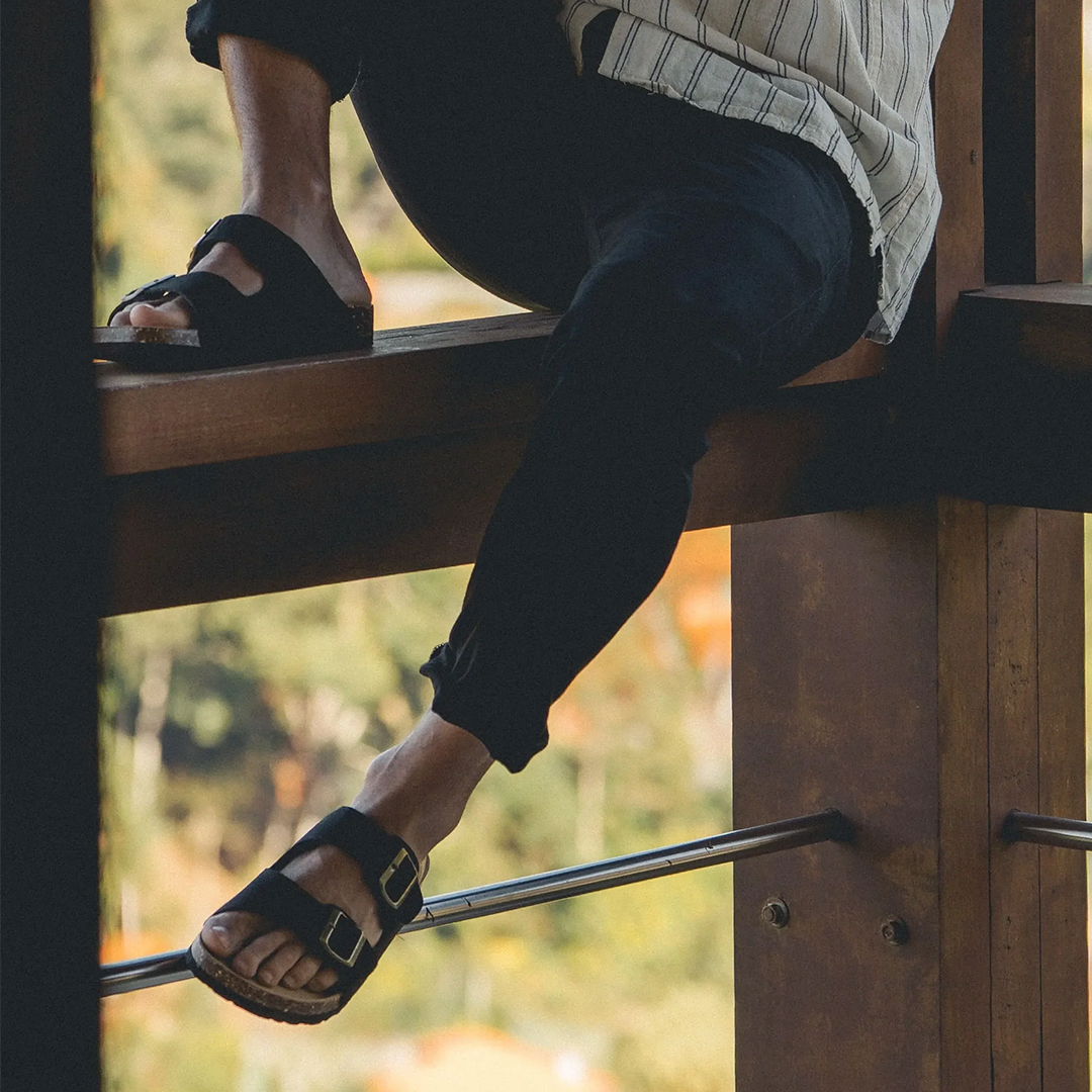 NUVRA Siena – Cork Double-Strap Sandal