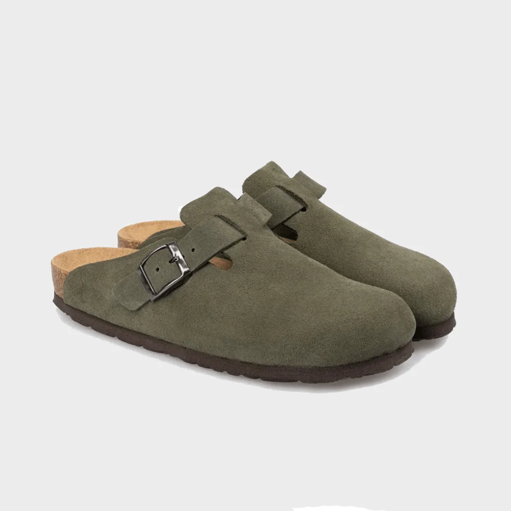 NUVRA “Maison Suede Mule”