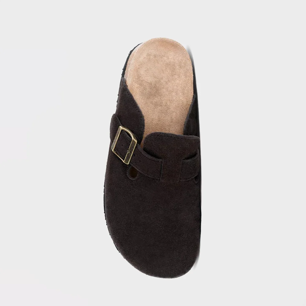 NUVRA “Maison Suede Mule”