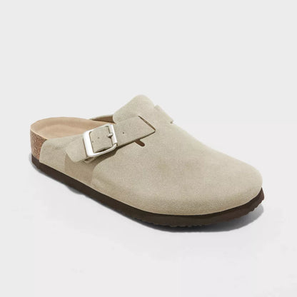 NUVRA “Maison Suede Mule”